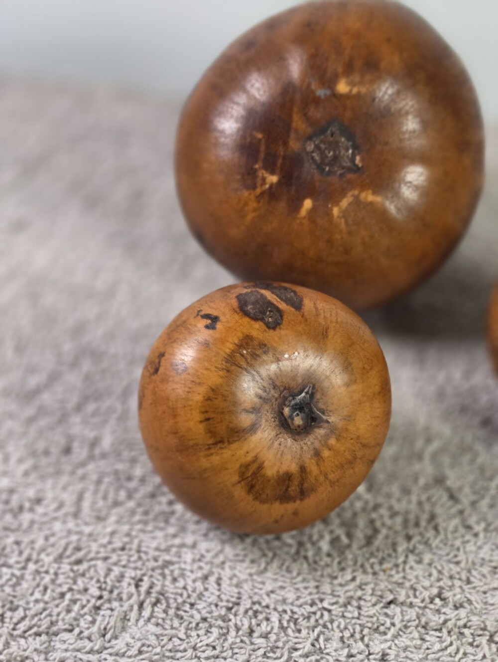 Set of 3 Traditional Calabash Medicine Containers With Wooden Stoppers - Picture 11 of 13